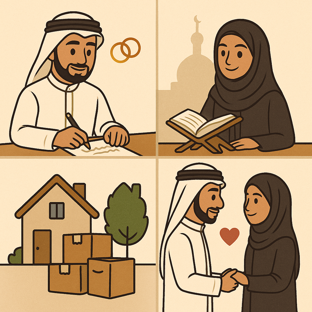 التحضير لتجربة الزواج الأولى: نصائح للأفراد الجدد لزواج ناجح عبر موقع سعودي زواج