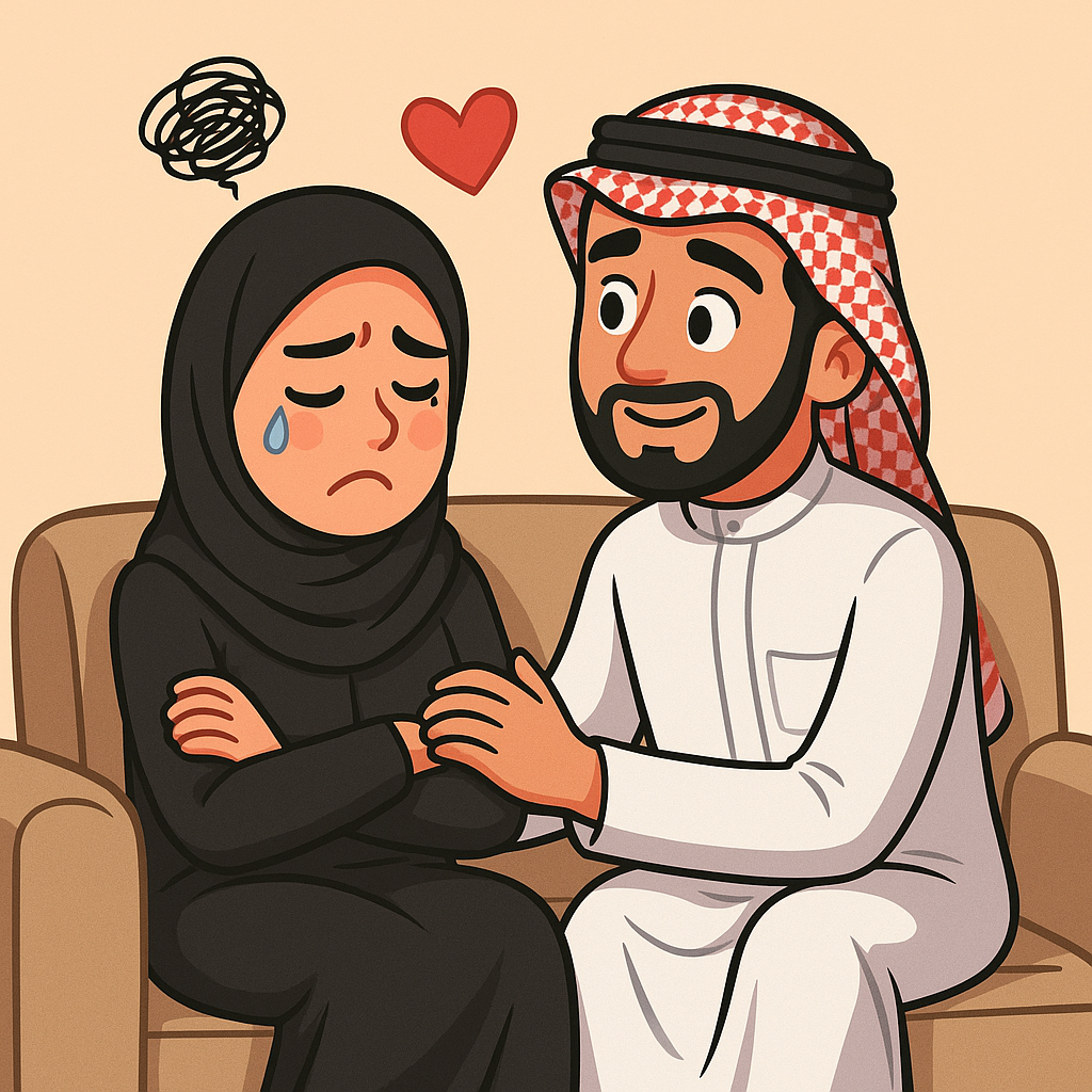 كيف تتعامل مع تقلبات المزاج لدى زوجتك بسبب التغيرات الهرمونية المستمرة؟
