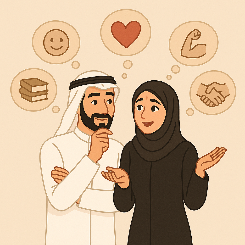 من هو الزوج المثالي أو الزوجة المثالية في نظرك؟